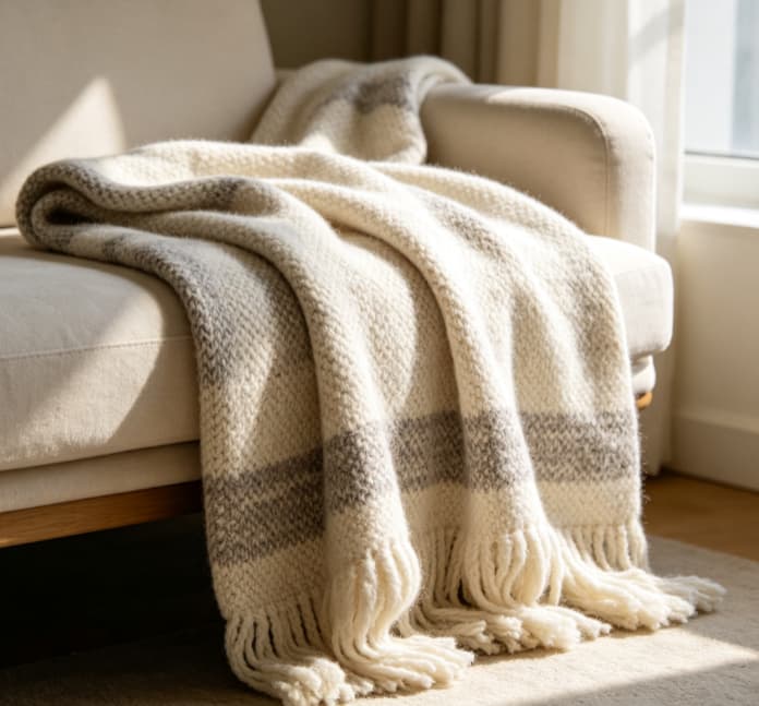 cotton wool blend knit fabric